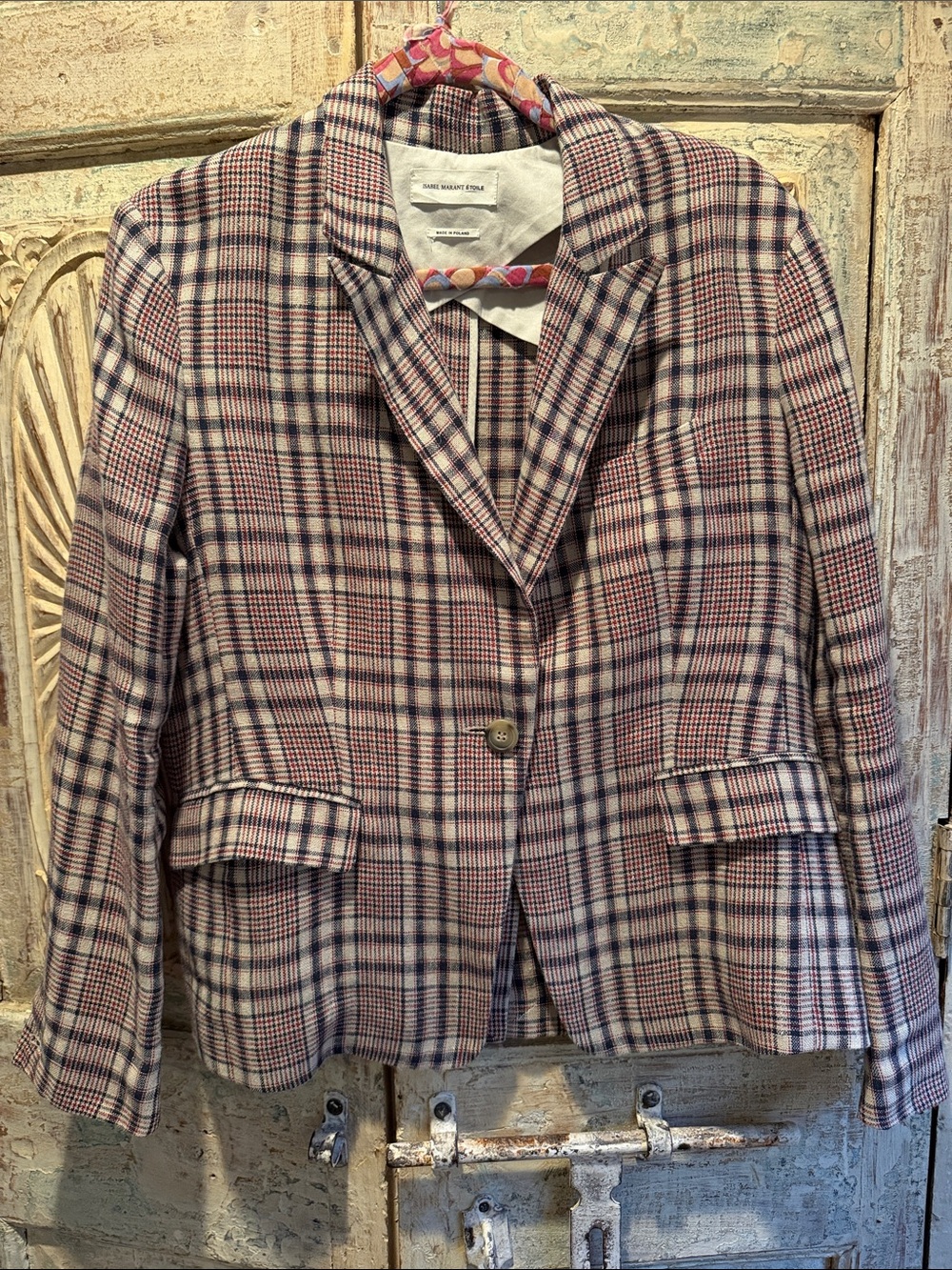 NWOT Étoile Isabel Marant Plaid Blazer — Size 42 (FR) / US ~10-12